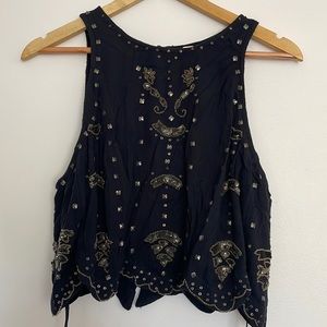 Free people top. Size large brand new.